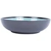 Home4You Lėkštė RITA D19xH5cm, juoda/pilka