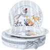 Home4You Lėkštės MIA SNOW D19cm 2vnt dovanų dėžutėje