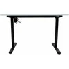 Home4you Reguliuojamo aukščio darbo stalas ERGO LIGHT su 1 varikliu 120x60cm, juoda/balta