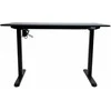 Home4you Reguliuojamo aukščio darbo stalas ERGO LIGHT su 1 varikliu 120x60cm, juodas