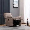 Home4You Fotelis-reglaineris GIANNI Smėlio spalvos