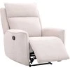 Sofa Home4You Fotelis-reglaineris MAREN Smėlio spalvos