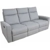 Sofa Home4You Elektrinis reglaineris MORA, 3-vietis, pilkas