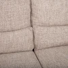 Home4You 3-vietė atlošiamoji sofa „BASTIAN“ su elektriniu mechanizmu, smėlio spalvos