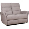 Lova Dvivietė atlošiamoji sofa „BOWERS“ su rankiniu mechanizmu, smėlio spalvos