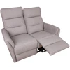 Lova Dvivietė atlošiamoji sofa „BOWERS“ su rankiniu mechanizmu, smėlio spalvos