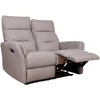 Lova Dvivietė atlošiamoji sofa „BOWERS“ su rankiniu mechanizmu, smėlio spalvos