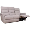 Lova 3-vietė atlošiamoji sofa „BOWERS“ su rankiniu mechanizmu, smėlio spalvos