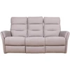 Lova 3-vietė atlošiamoji sofa „BOWERS“ su rankiniu mechanizmu, smėlio spalvos