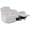 Home4you Reglaineris-sofa su elektrinių mechanizmu FELICIA 2-vietų Natūrali balta
