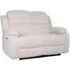 Home4you Reglaineris-sofa su elektrinių mechanizmu FELICIA 2-vietų Natūrali balta