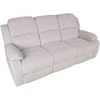Home4you Reglaineris-sofa su elektriniu mechanizmu FELICIA 3-vietų Natūrali balta