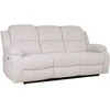 Home4you Reglaineris-sofa su elektriniu mechanizmu FELICIA 3-vietų Natūrali balta