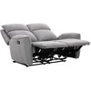 Home4you Sofa-reglaineris MAREN 2-vietų Pilka