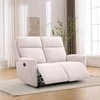 Home4You Sofa-reglaineris MAREN 2-vietė Smėlio spalvos
