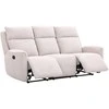 Home4you Sofa-reglaineris MAREN 3-vietė Smėlio spalvos