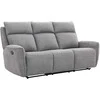 Home4you Sofa-reglaineris MAREN 3-vietų Pilka