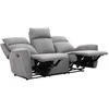 Home4you Sofa-reglaineris MAREN 3-vietų Pilka