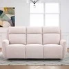 Home4you Sofa-reglaineris MAREN 3-vietė Smėlio spalvos