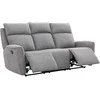 Home4you Sofa-reglaineris MAREN 3-vietų Pilka