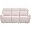 Home4you Sofa-reglaineris MAREN 3-vietė Smėlio spalvos