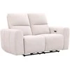 Home4you Sofa su reglaineriu MATIAS Dvivietė Šviesiai smėlio