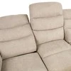 Home4You Sofa Mimi 3 - vietų reglaineris, šviesiai pilkos spalvos