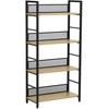 Home4You Lentynėlė HECTOR 60x28xH121cm, uosio/juoda