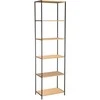 Fotelis Home4You Lentyna HARPER 50x30xH180cm Juoda/Ruda