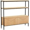 Fotelis Home4you Lentyna NATE 125,5x32xH117cm, ąžuolas