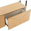 Fotelis Home4you Lentyna NATE 125,5x32xH117cm, ąžuolas