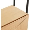 Fotelis Home4you Lentyna NATE 125,5x32xH117cm, ąžuolas