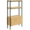 Fotelis Home4You Lentyna NATE 65,5x32xH117cm, ąžuolas