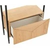 Fotelis Home4You Lentyna NATE 65,5x32xH117cm, ąžuolas