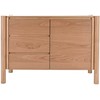 Fotelis Home4you Komoda GARDENIA 108x43xH80,5cm Ąžuolo