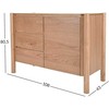 Fotelis Home4you Komoda GARDENIA 108x43xH80,5cm Ąžuolo