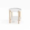Fotelis Home4You Kavos staliukas NORAH D40xH60cm Balta