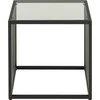 Fotelis Home4you Šoninis staliukas STRINGTON 40x40xH40cm, pilkas