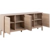 Komoda LINLEY 180x40xH80cm, smėlio spalvos