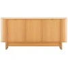 TV staliukas Home4You Sideboard MORBEN 160x42xH75cm, melamine with oak decor