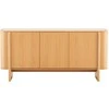 TV staliukas Home4You Sideboard MORBEN 160x42xH75cm, melamine with oak decor