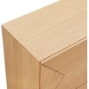Fotelis Home4You Komoda NATE 75x40xH102cm, ąžuolas