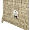 Home4You Lauko baldų komplektas EMERALD stalas, sofa, 2 kėdės