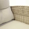 Home4You Lauko baldų komplektas EMERALD stalas, sofa, 2 kėdės