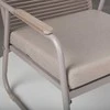 Home4You Lauko baldų komplektas MACOS Sofa, stalas ir 2 kėdės Smėlio