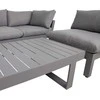 Home4You Lauko baldų komplektas FLUFFY stalas, sofa ir 2 kėdės