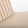 Lauko baldų komplektas Home4You Sofa AMANO, dviejų vietų, smėlio spalvos