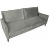 Home4You Sofa-lova ANNA su daiktadėže Smėlio spalvos aksomas