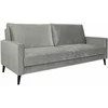 Home4You Sofa-lova ANNA su daiktadėže Smėlio spalvos aksomas