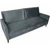 Home4You Sofa-lova ANNA su daiktadėže Pilkas aksomas